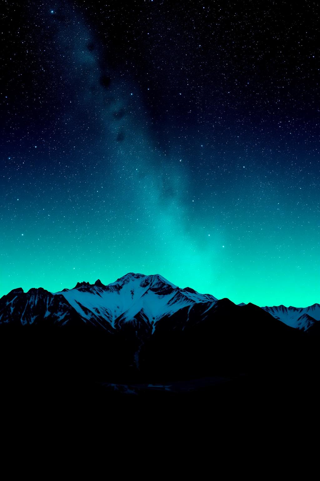 Summit Light — glow-in-the-dark poster