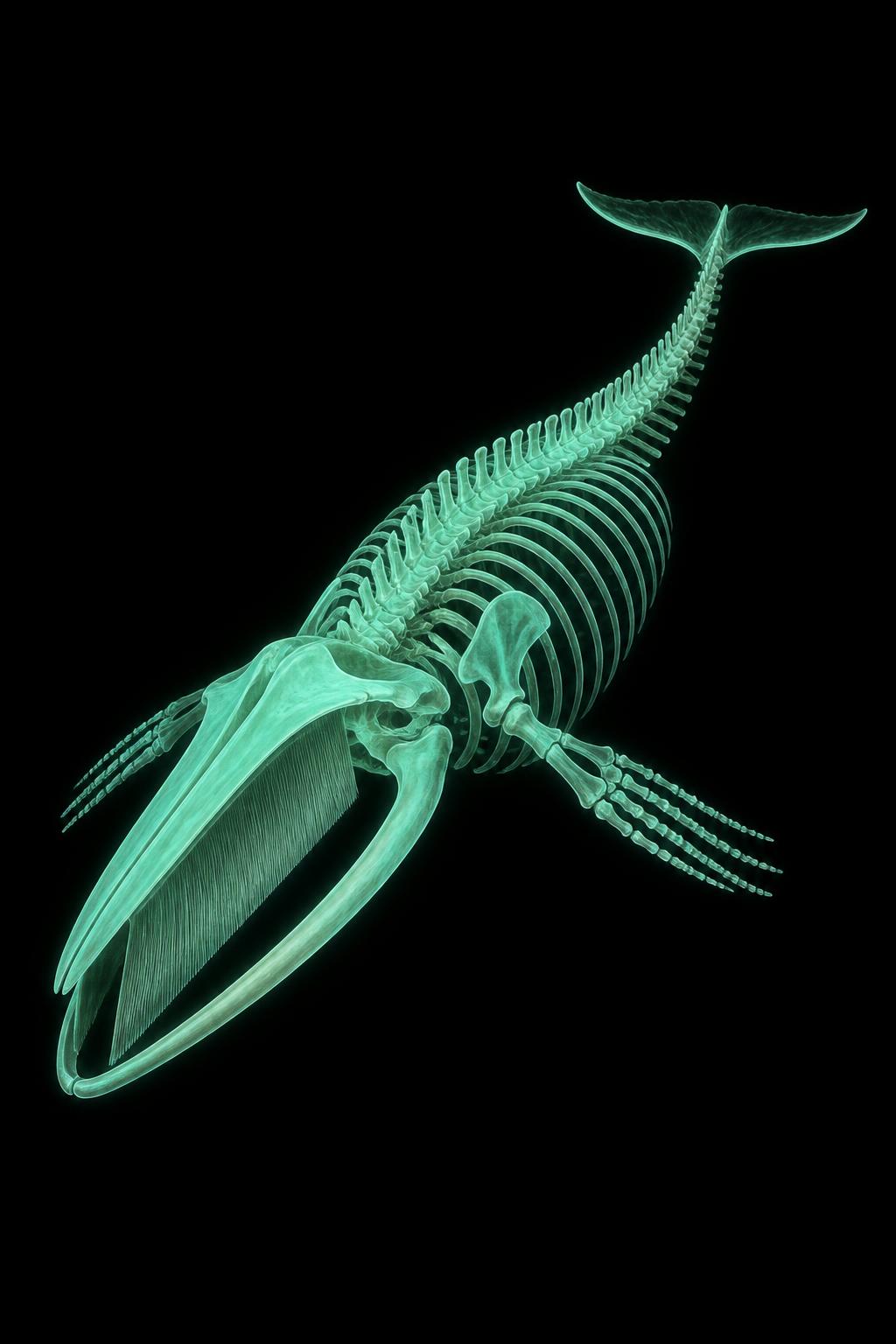 Leviathan Frame — glow-in-the-dark poster